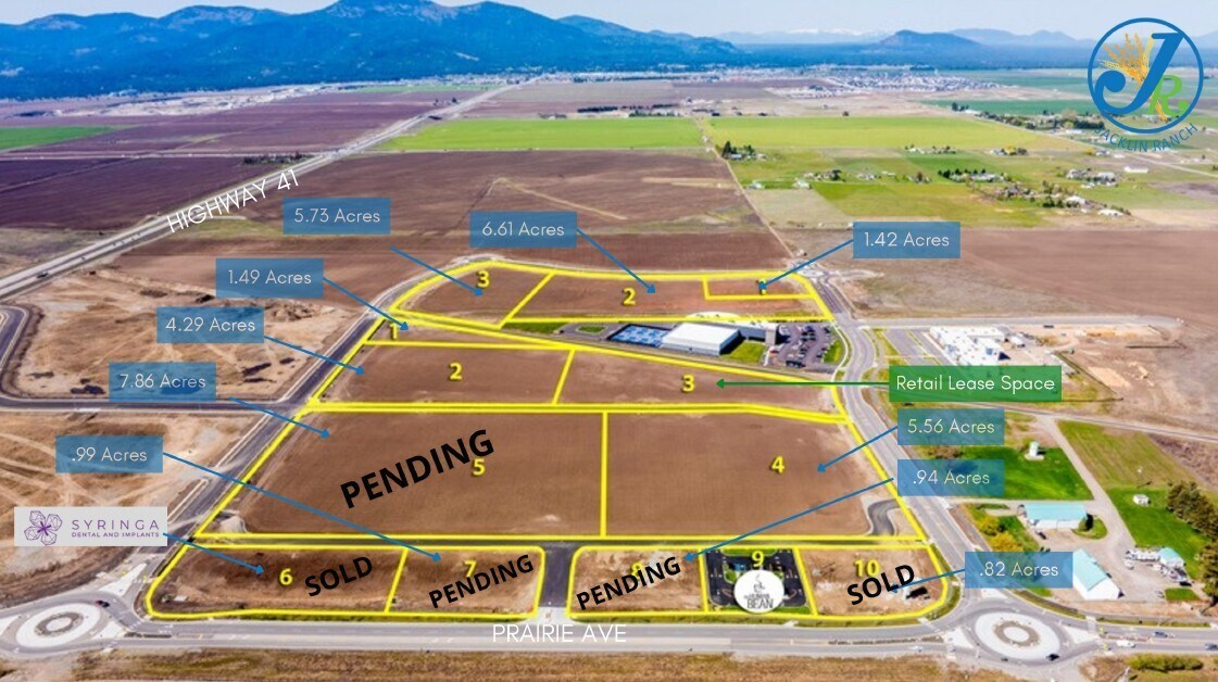 W Prairie Ave @ Highway 41, Post Falls, ID for Sale