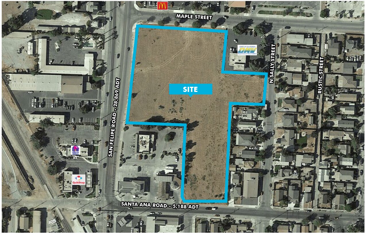 San Felipe Rd @ Maple Street, Hollister, CA for Rent