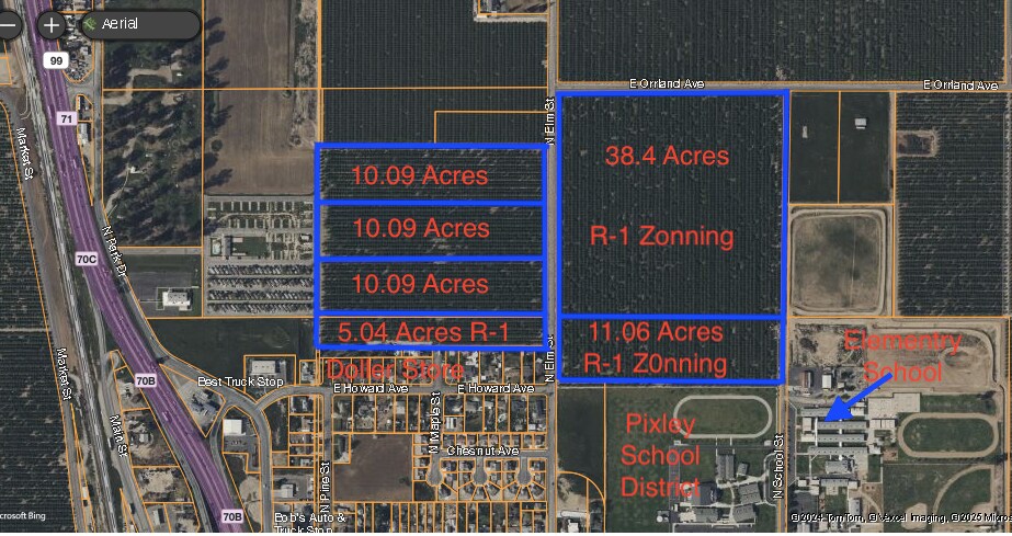 0 Elm St, Pixley, CA for Sale