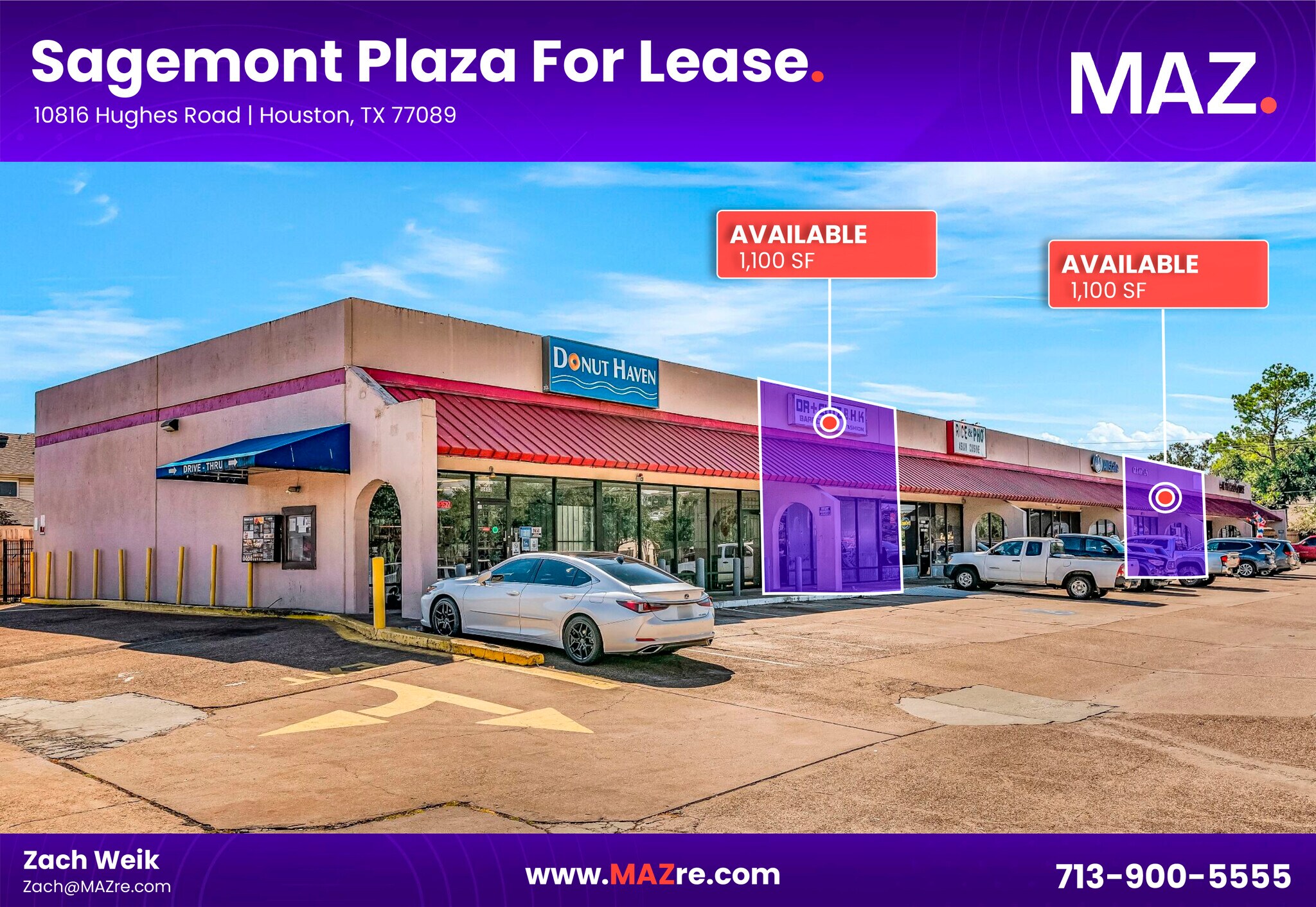 10802 Hughes Rd, Houston, TX for Rent