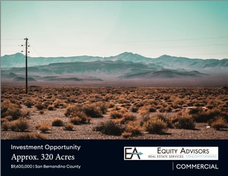 Barstow, CA Commercial Land - 1234 Main st