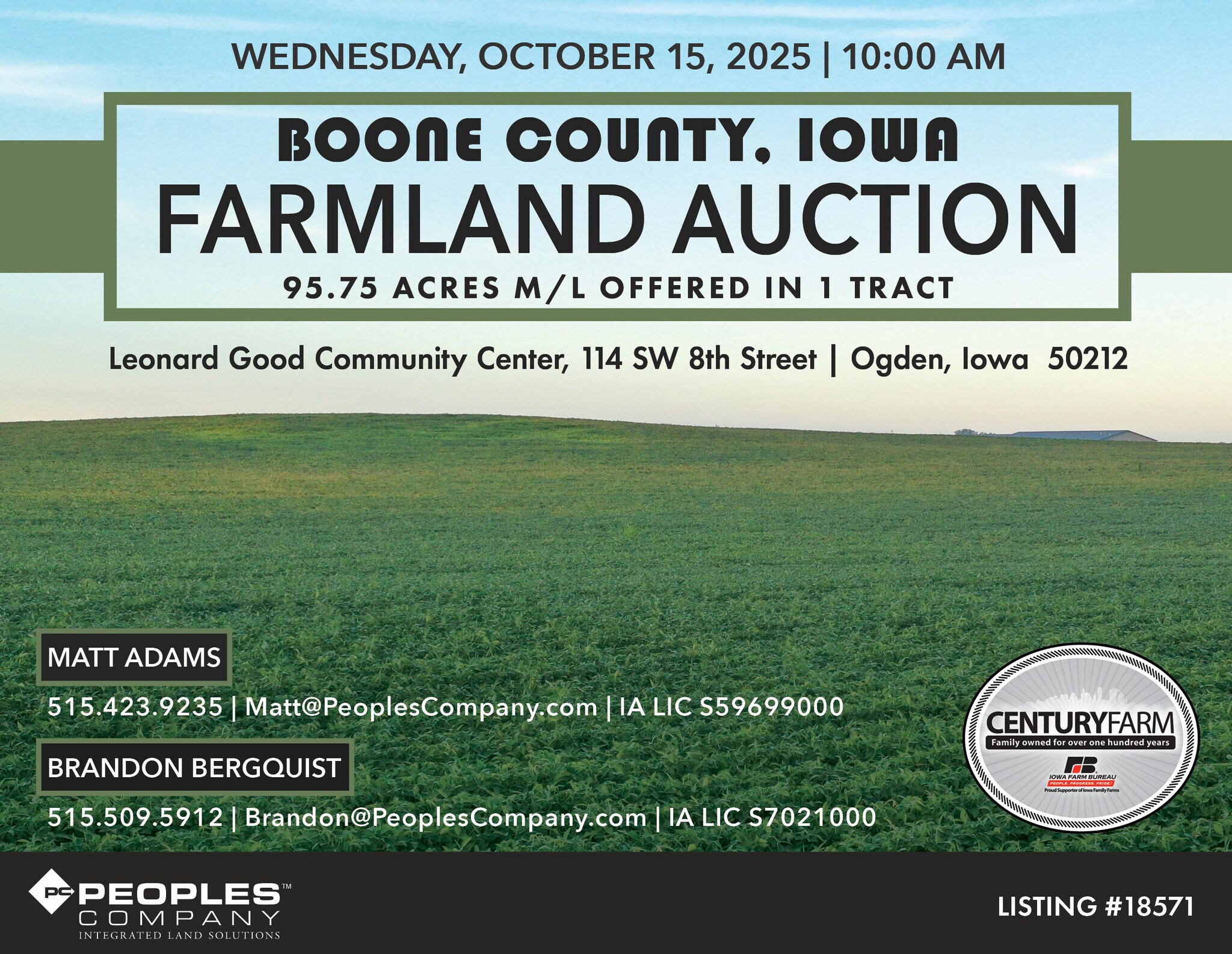 I Avenue, Ogden, IA for Sale