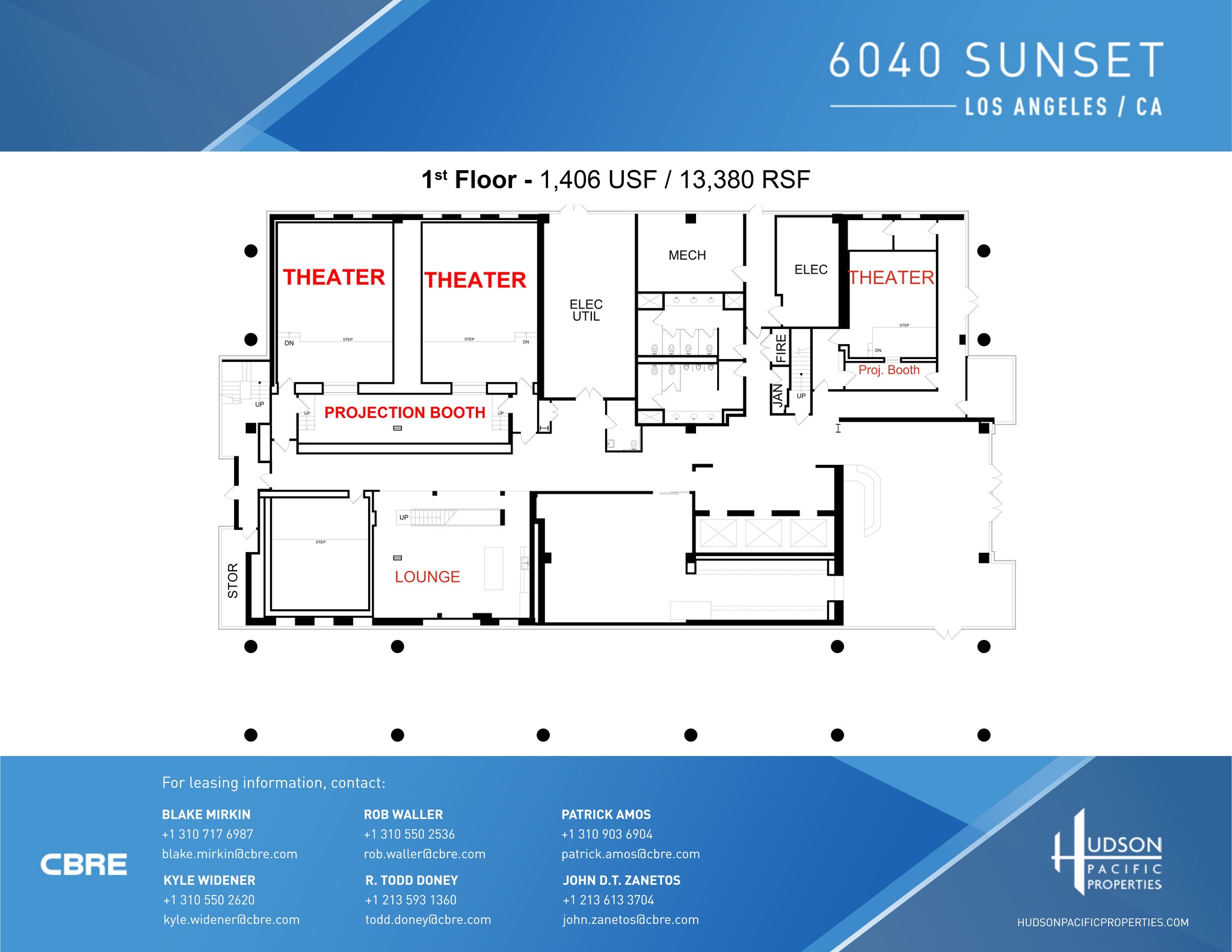 6040 W Sunset Blvd, Los Angeles, CA for Rent