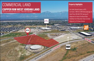 West Jordan, UT Commercial Land - 7800 South And Mountain View Corridor West Jordan, UT Commercial Land - 7800 South And Mountain View Corridor