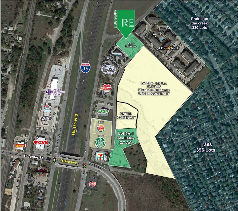 IH-35 & Center St, Kyle, TX for Sale