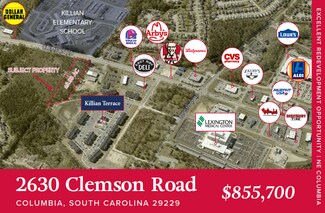 Columbia, SC Commercial Land - 2630 Clemson Rd