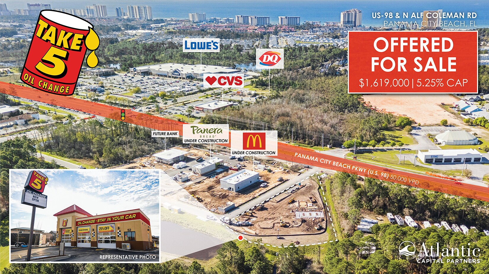 US-98 & N Alf Coleman Rd, Panama City Beach, FL for Sale