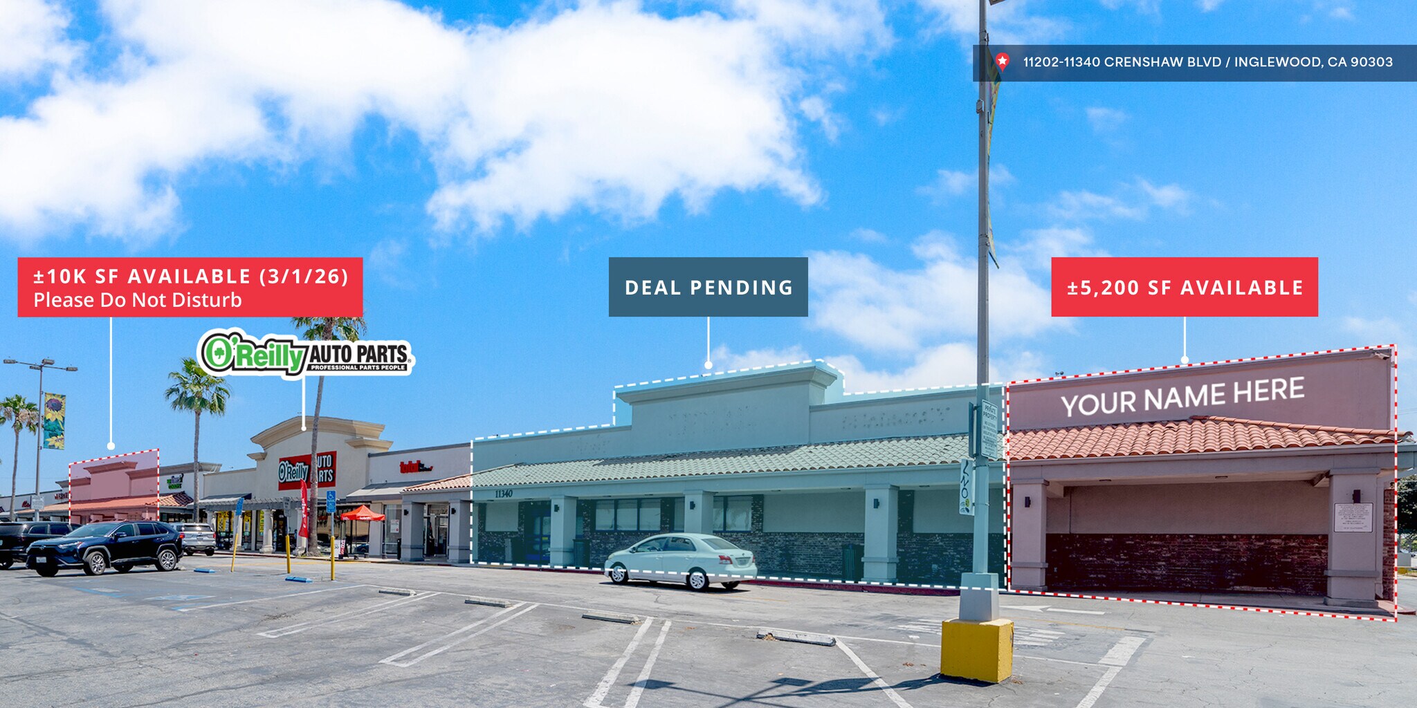 11202-11340 Crenshaw Blvd, Inglewood, CA for Rent
