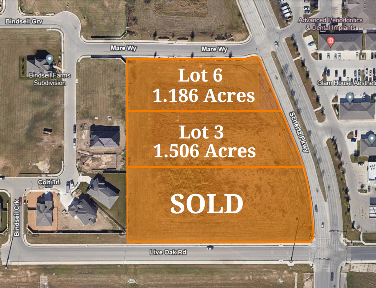 SEC Schertz Pkwy & Live Oak Rd, Schertz, TX for Sale