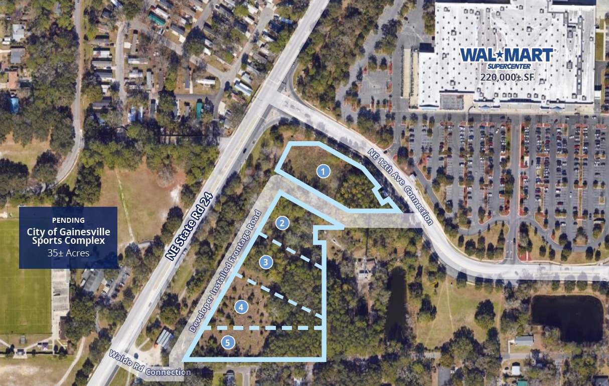 NE Waldo Rd @ NE 12th Ave, Gainesville, FL for Sale