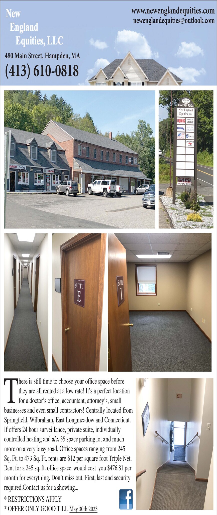 484 Main St, Hampden, MA for Rent