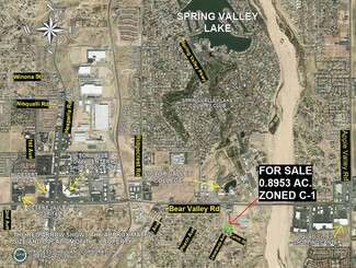 Hesperia, CA Commercial Land - Jacaranda Ave @ Carob St