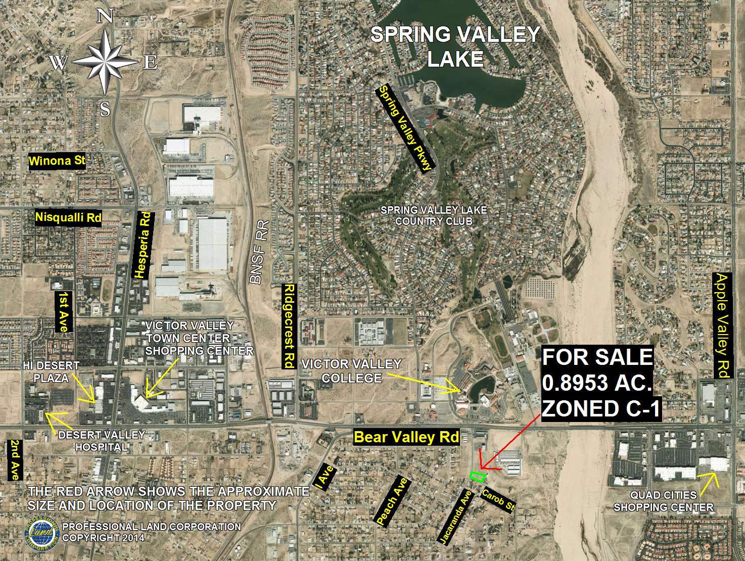 Jacaranda Ave @ Carob St, Hesperia, CA for Sale