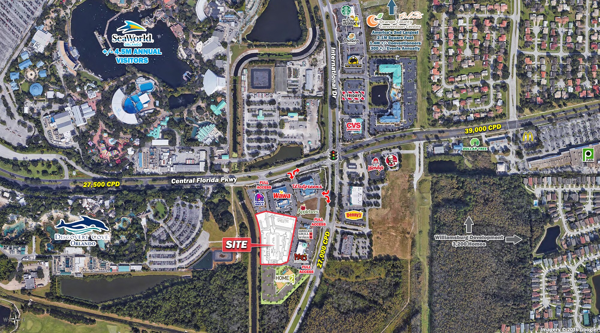 Central Florida Pkwy @ International Drive, Orlando, FL for Rent