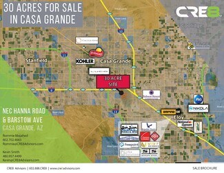 Casa Grande, AZ Commercial - NEC Hanna Road & Barstow ave