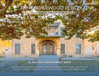 Los Angeles, CA Apartments - 723 N Ridgewood Pl