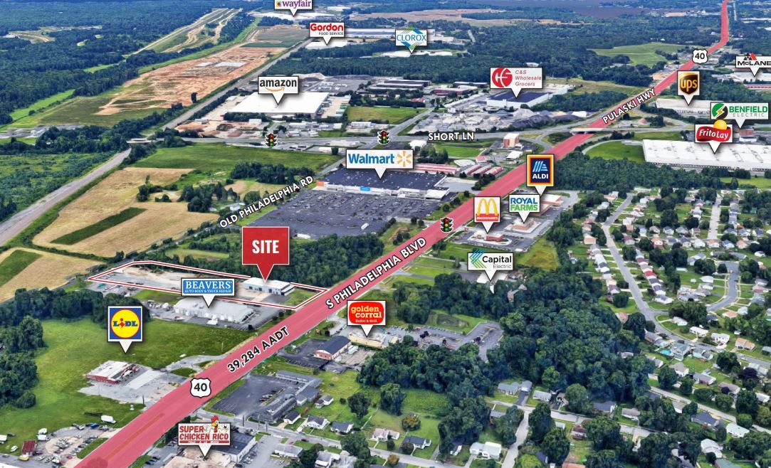 629 S Philadelphia Blvd Aberdeen, MD 21001 Industrial Property for Sale on