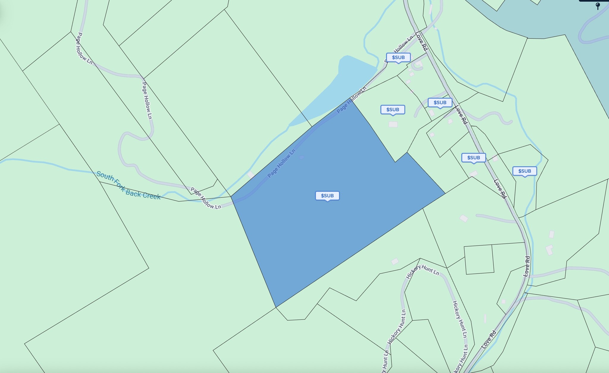 Page Hollow Ln @ love rd, Lyndhurst, VA for Sale