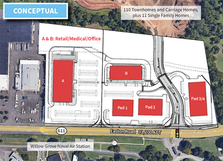 Hatboro, PA Commercial Land - 1300 Easton Road