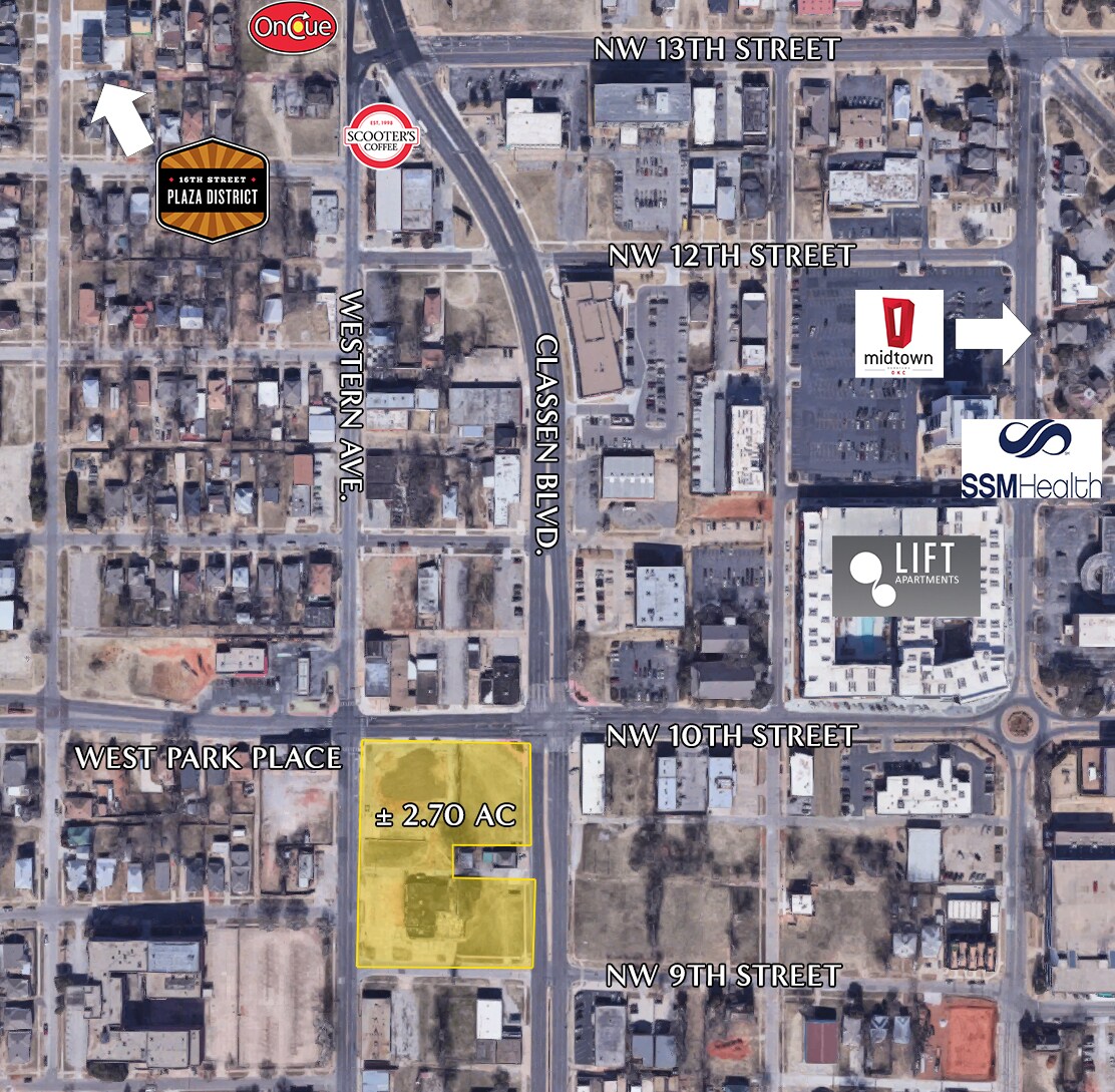 9th @ Western Avenue, Oklahoma City, OK for Sale