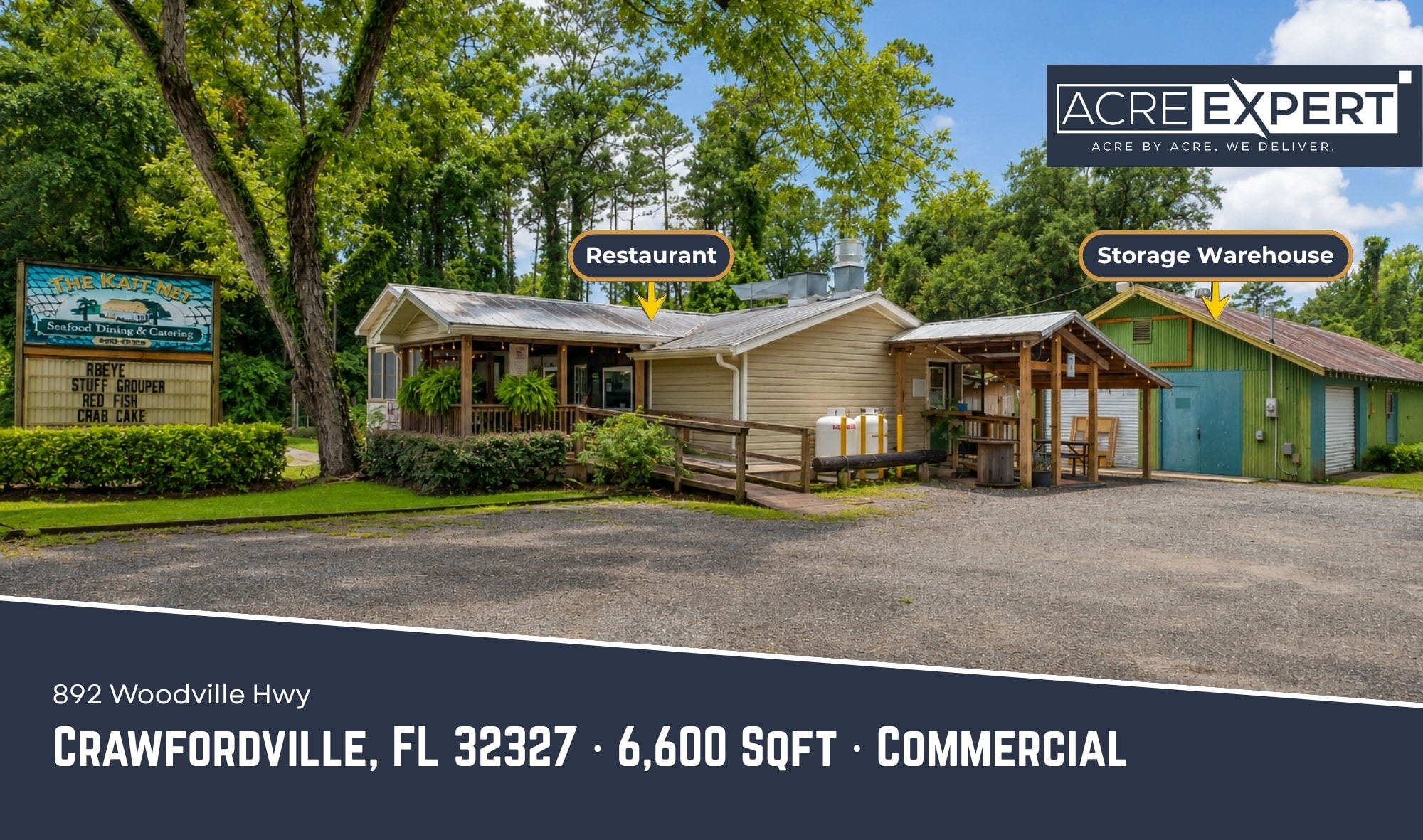 892 Woodville Hwy, Crawfordville, FL for Sale
