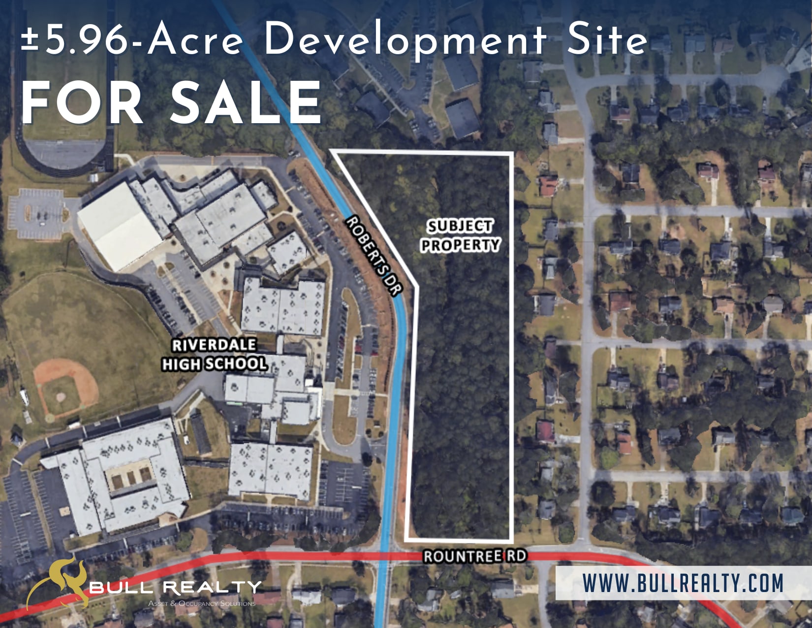 NE Corner of Rountree Rd & Roberts Dr, Riverdale, GA for Sale