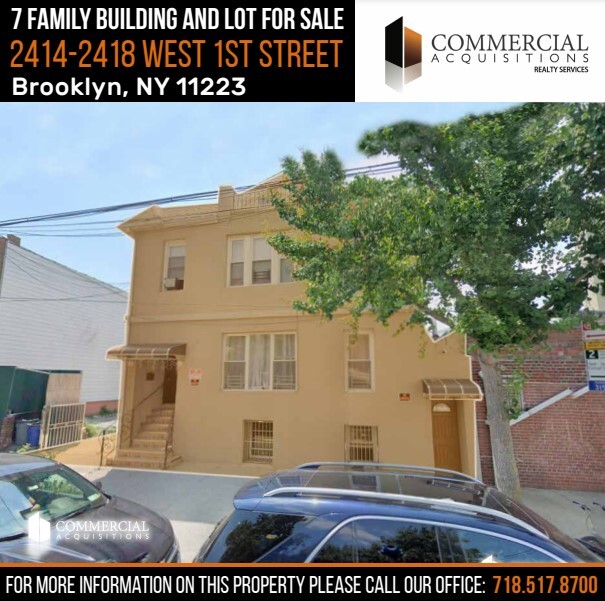 2414-2418 W 1st St, Brooklyn, NY for Sale