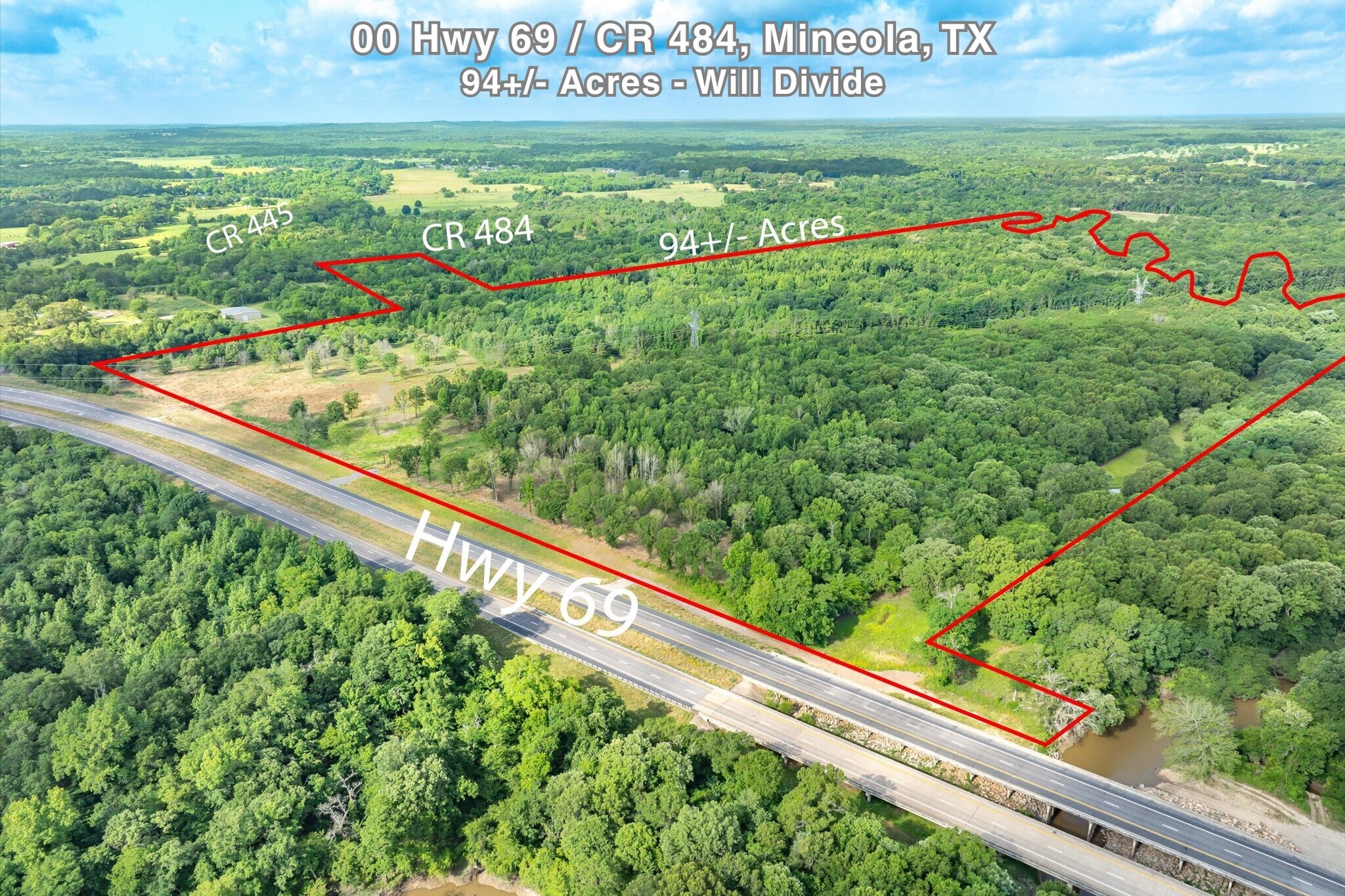 00 Hwy 69/CR 484 hwy, Mineola, TX for Sale