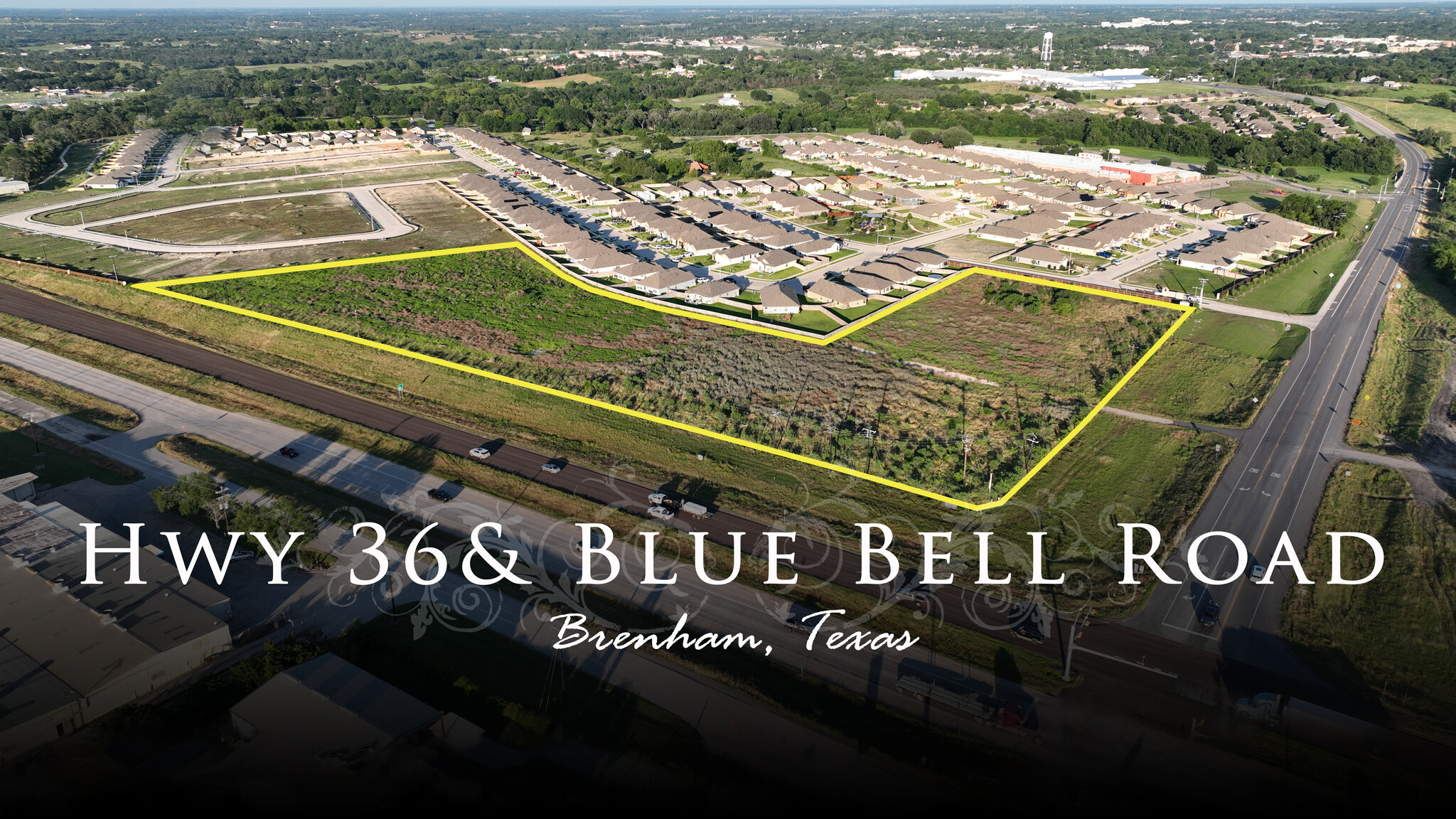 HWY 36 & Blue Bell Road, Brenham, TX for Sale