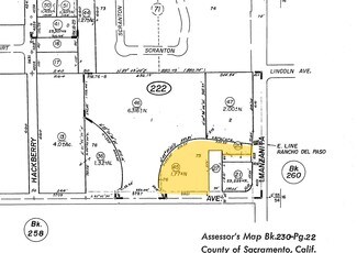 Carmichael, CA Commercial Land - 5801 Cypress Ave