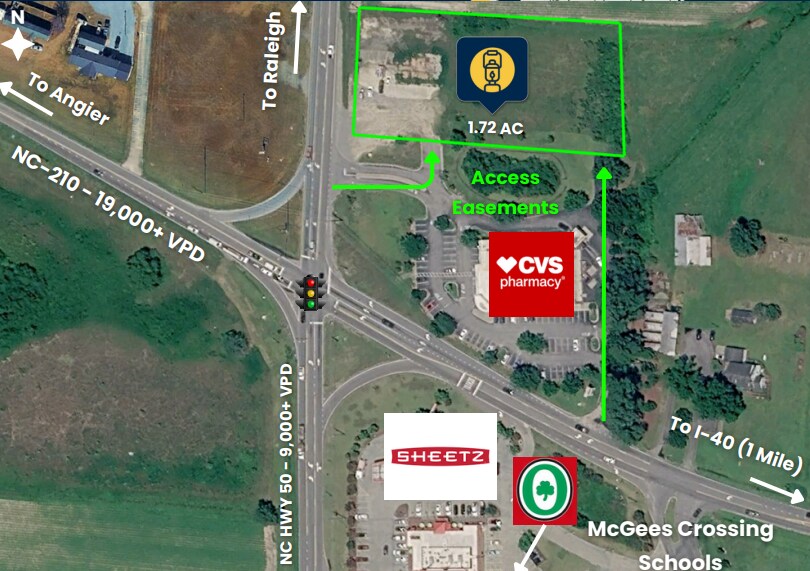 10754 NC Hwy 50, Benson, NC for Sale