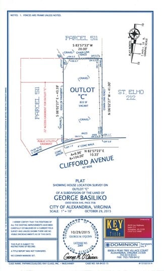 Alexandria, VA Industrial Land - 423 Clifford Ave