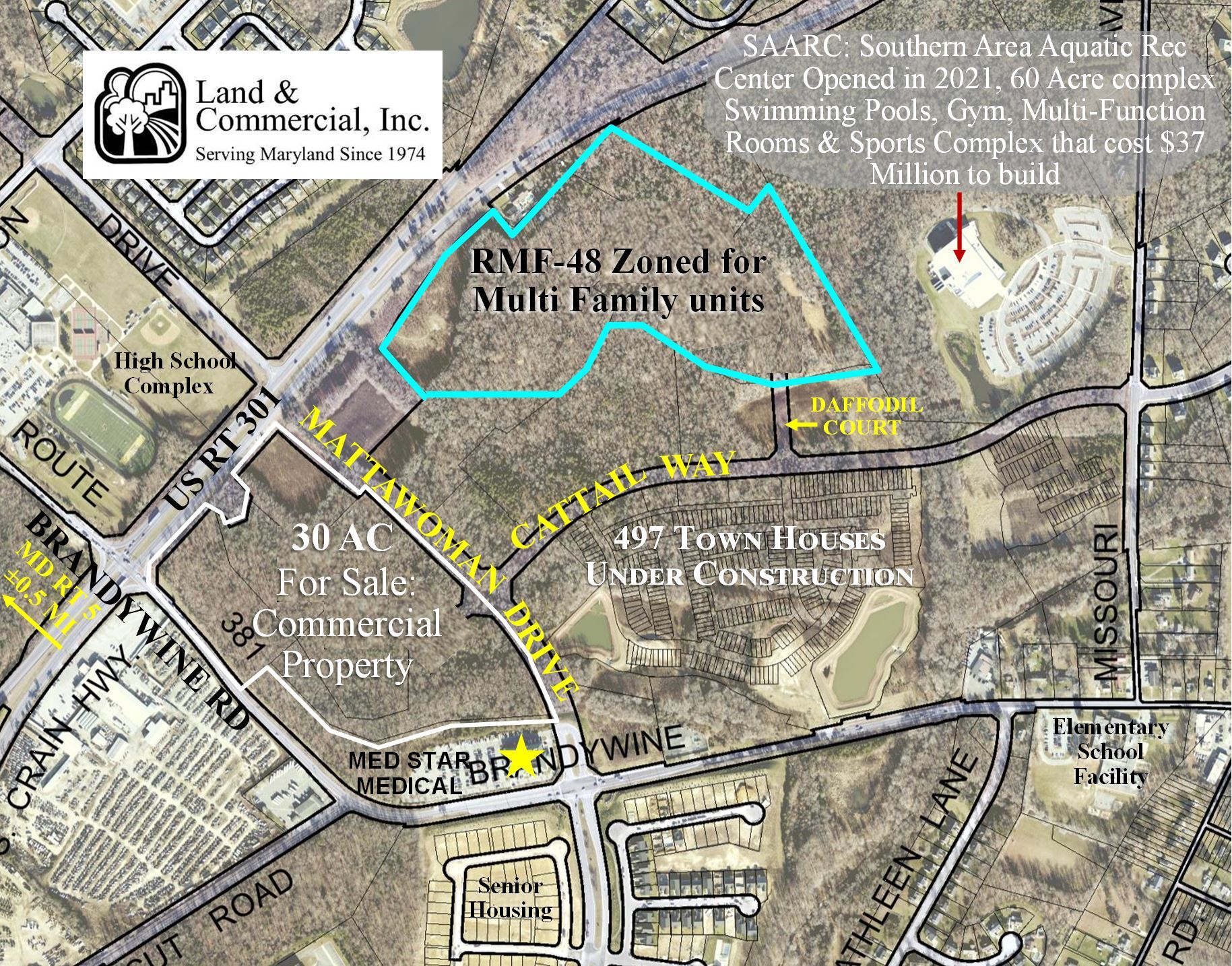 13601 Daffodil Ct, Brandywine, MD for Sale