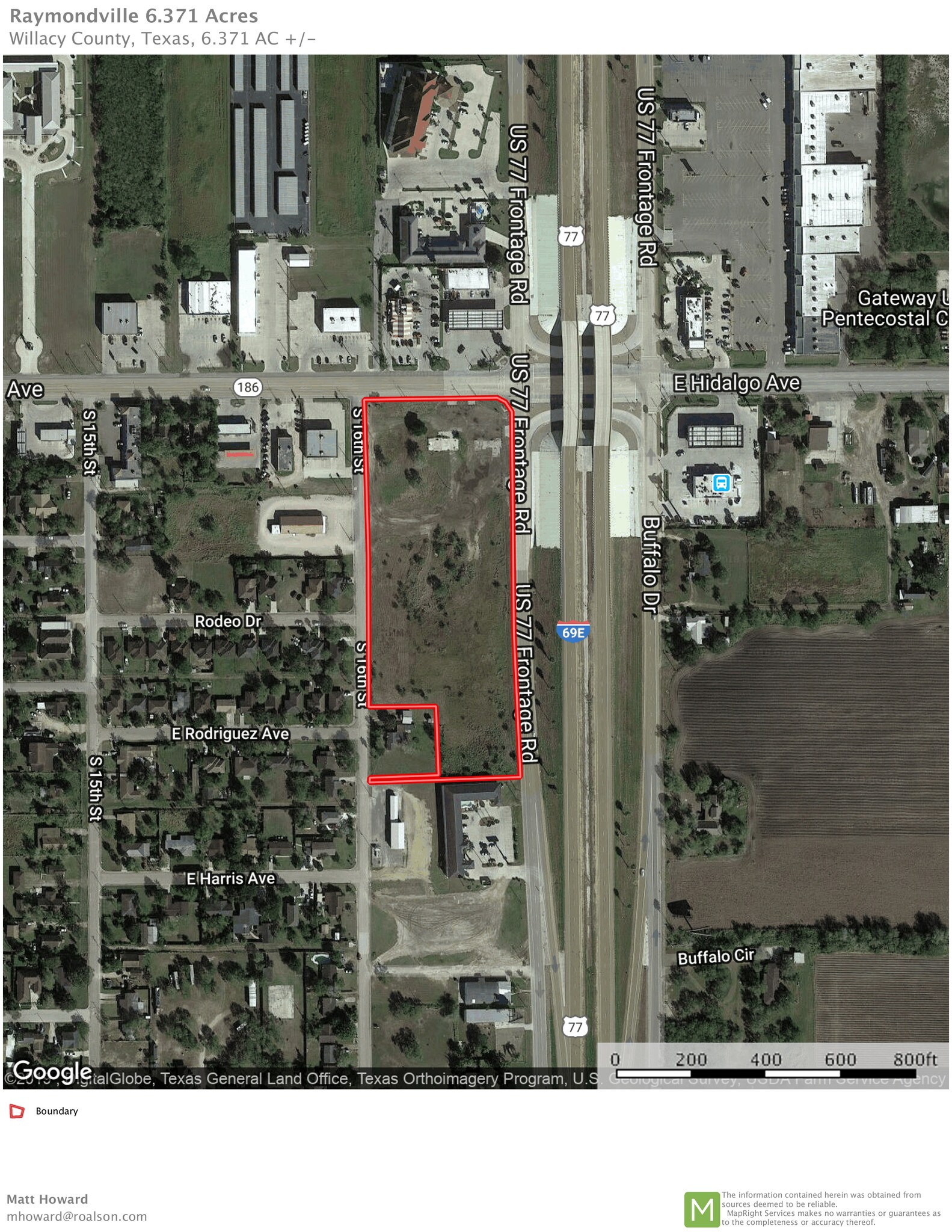 Highway 77 At Hidalgo Street, Raymondville, TX for Sale