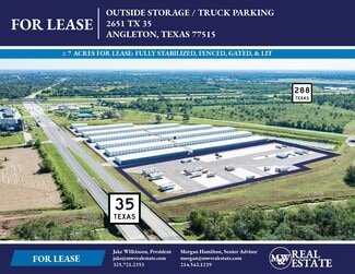 Angleton, TX Industrial Land - 2651 TX 35