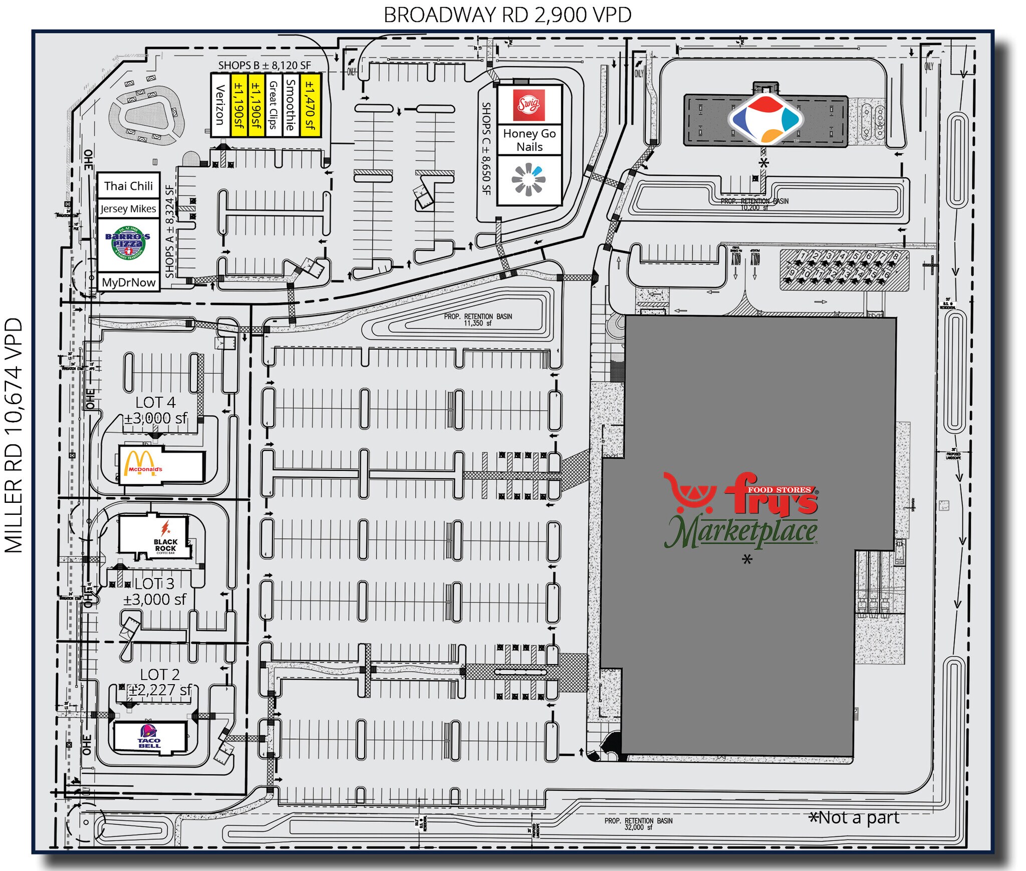 SEC Broadway Rd & Miller Rd, Buckeye, AZ for Rent