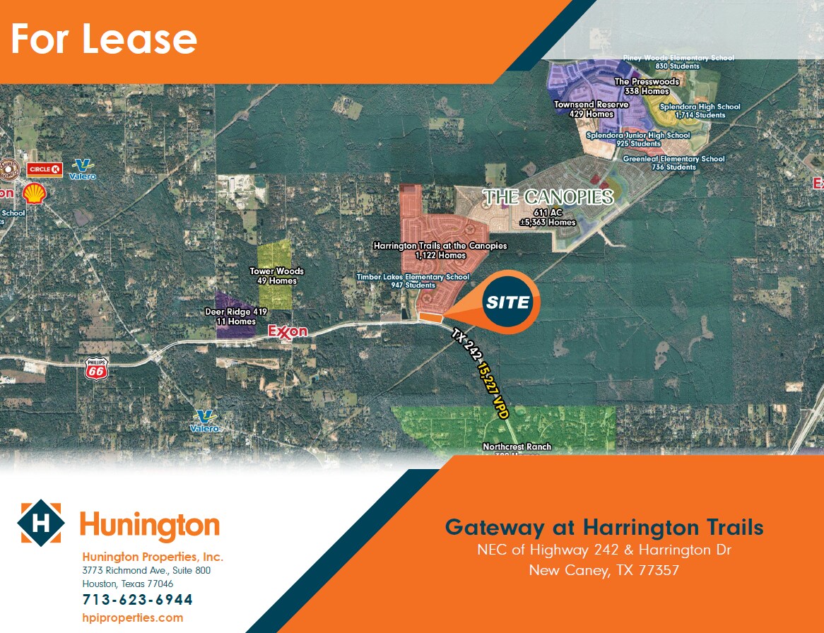 NEC Highway 242 & Harrington Dr., New Caney, TX for Rent