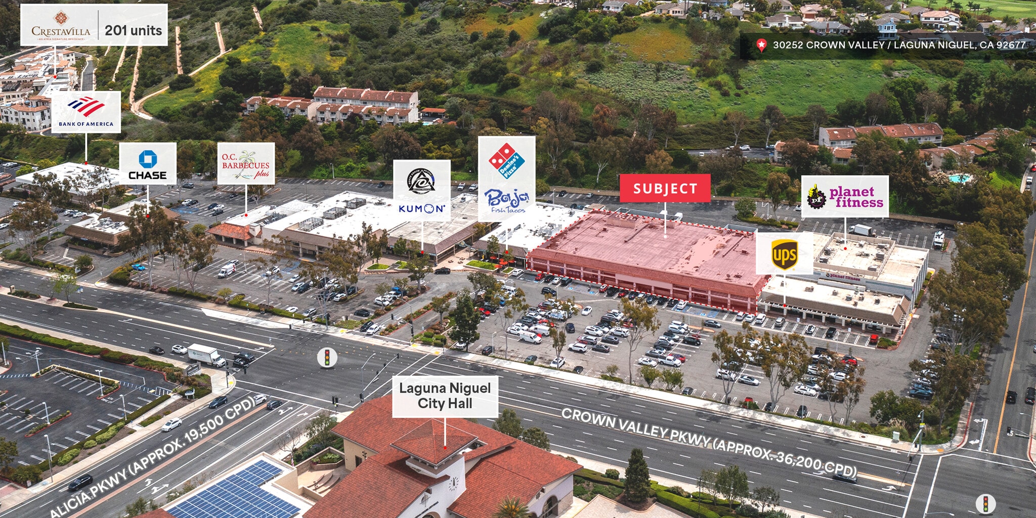 30202-30272 Crown Valley Pky, Laguna Niguel, CA for Rent
