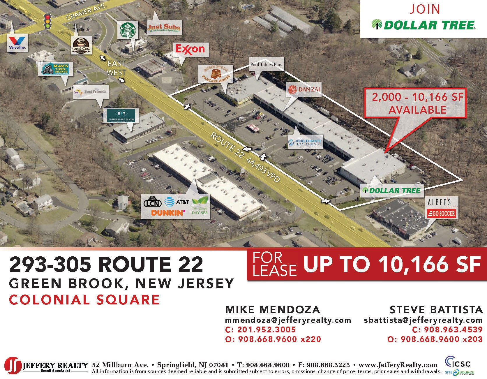 299 US Highway 22, Green Brook, NJ for Rent