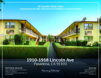 Pasadena, CA Apartments - 1910-1918 Lincoln Ave