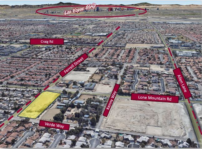 West Lone Mountain Road @ Ferrell Street, North Las Vegas, NV for Sale