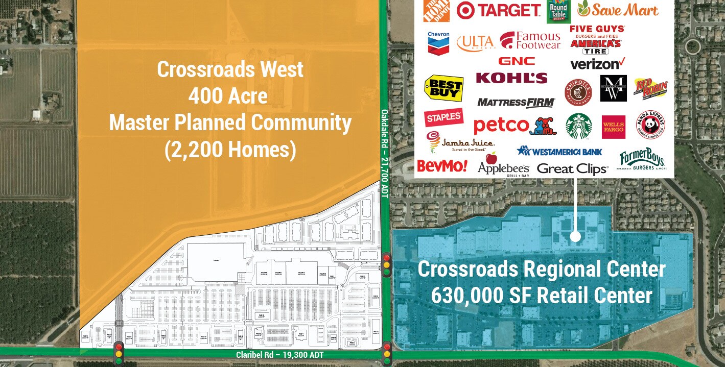 NWC Oakdale Rd & Claribel Rd Riverbank, CA 95367 Retail Property for