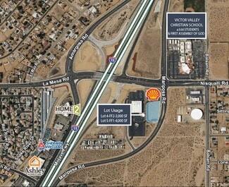 Victorville, CA Commercial Land - Nisqualli Ct