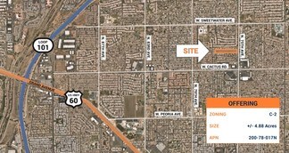 W Cactus Rd N 75th Ave  