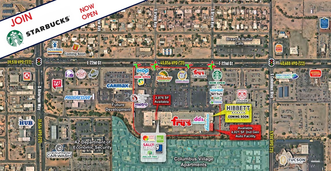 4052-4186 E 22nd St, Tucson, AZ for Rent