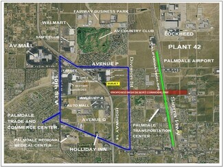 Palmdale, CA Commercial Land - Highway 14 and P-4 Ave @ Division St. and P-4 Palmdale, CA Commercial Land - Highway 14 and P-4 Ave @ Division St. and P-4