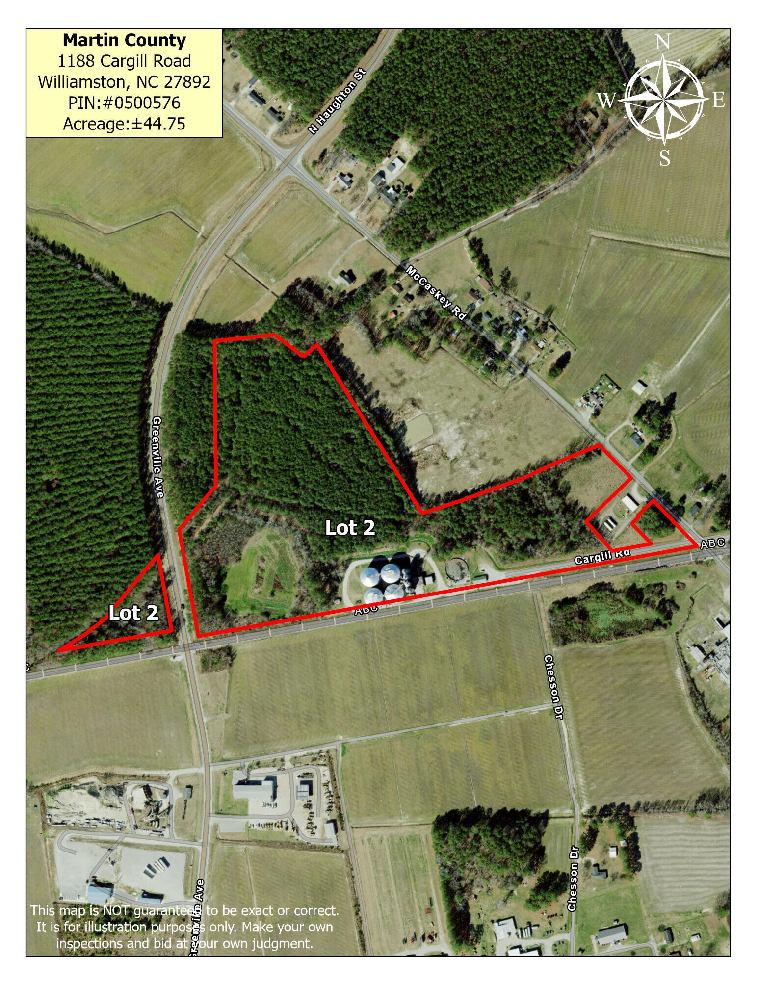 1188 Cargill Rd, Williamston, NC for Sale
