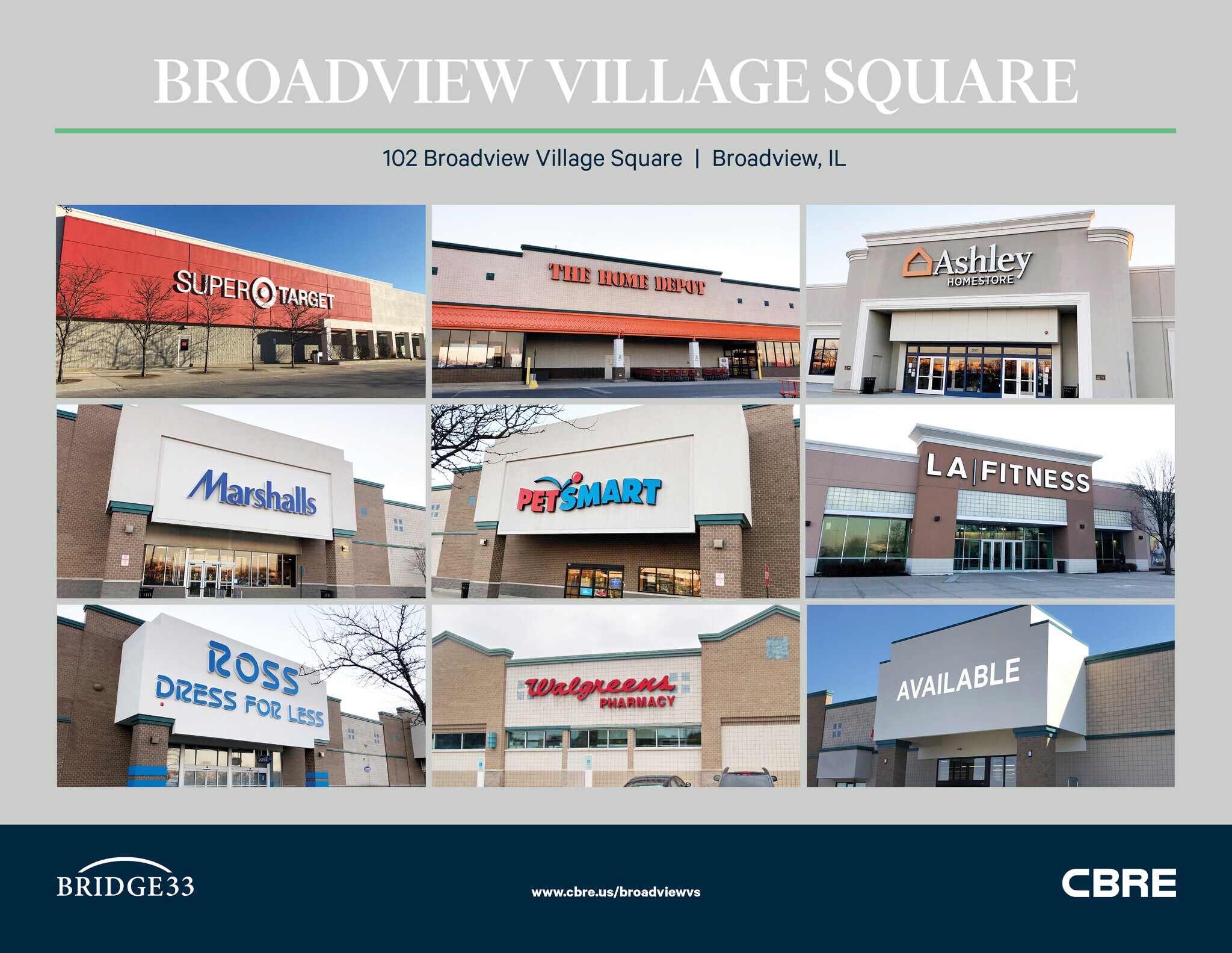 300-700 Broadview Village Sq, Broadview, IL for Rent