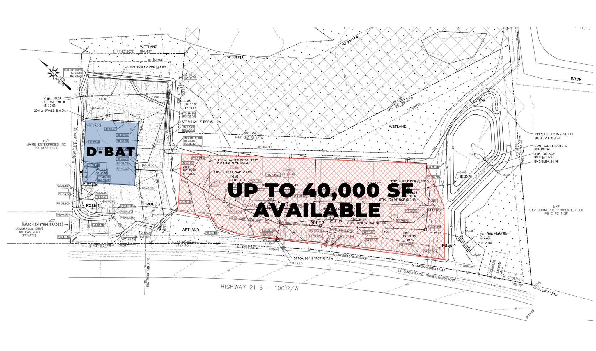 195 Commercial Dr, Rincon, GA for Rent