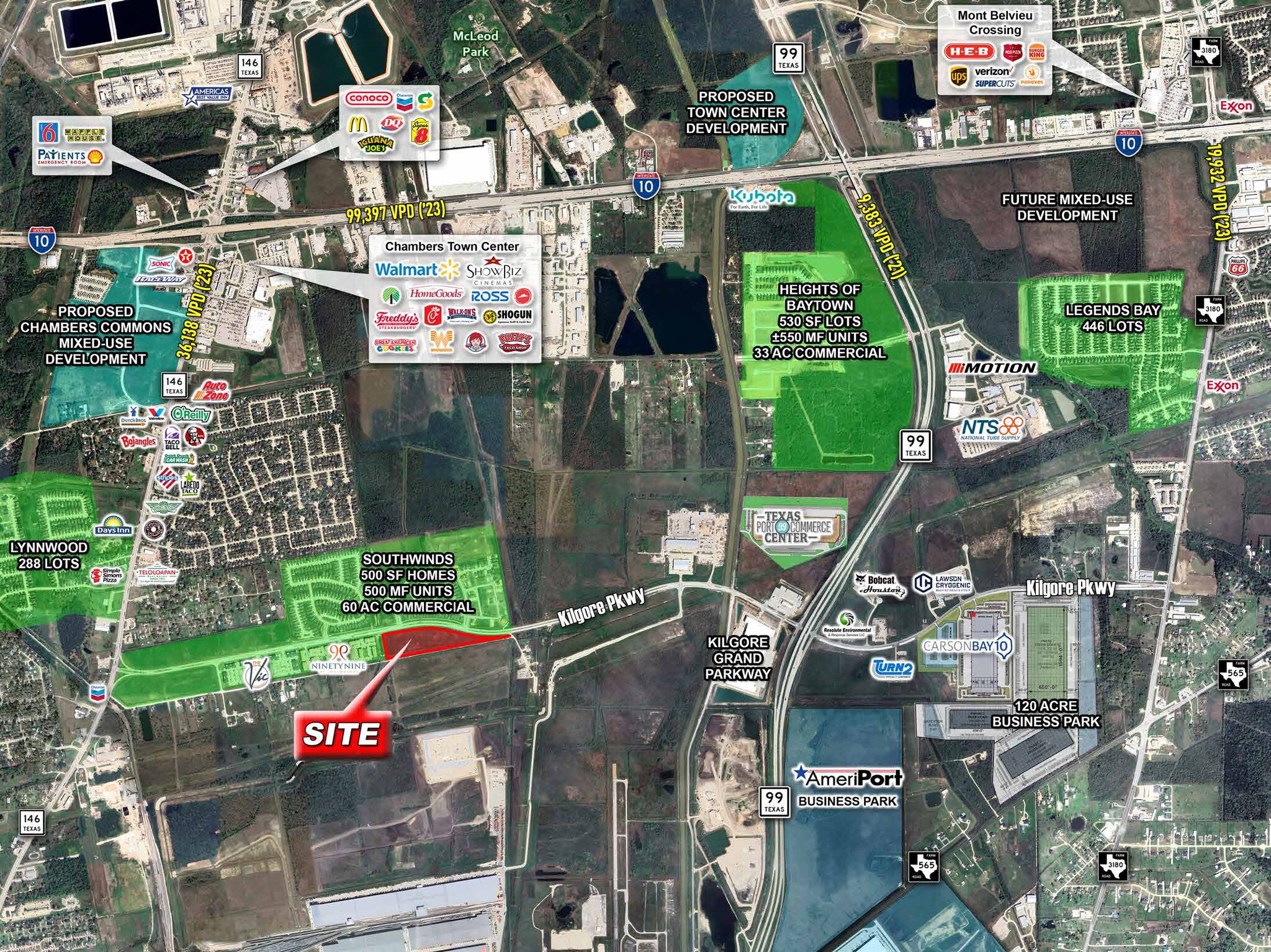 Kilgore Parkway and Wallace Road, Baytown, TX for Sale